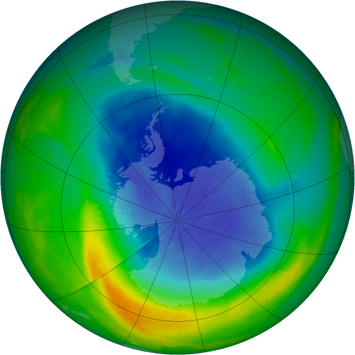 Ozone Map 1983-10-02